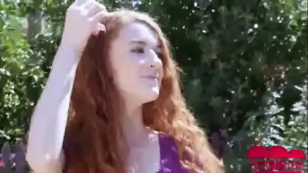 Show Abbey Rain in Natural Red Haired Beauty drive Videos