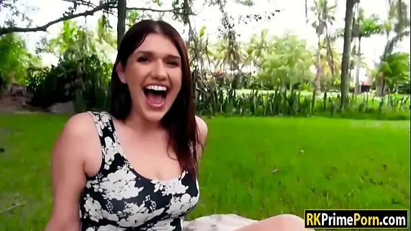 April Dawn swallows cum for some money Drive-videók megjelenítése