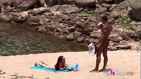 Show The massive cocked black dude picking up on the nudist beach. So easy, when you're armed with such a blunderbuss drive Videos
