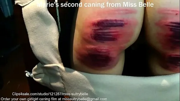 Toon Marie's first caning Drive-video's