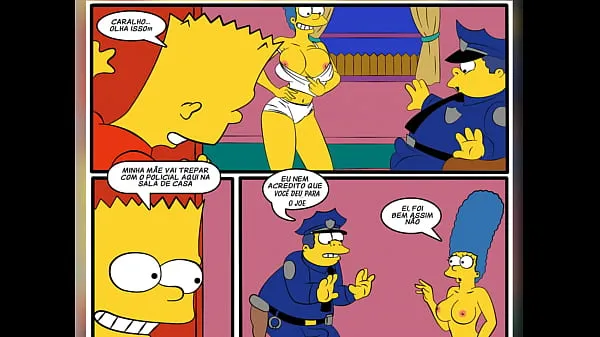 Mostrar Comic Book Porn - Parodia de dibujos animados Los Simpsons - Sexo con el policía vídeos de conducción