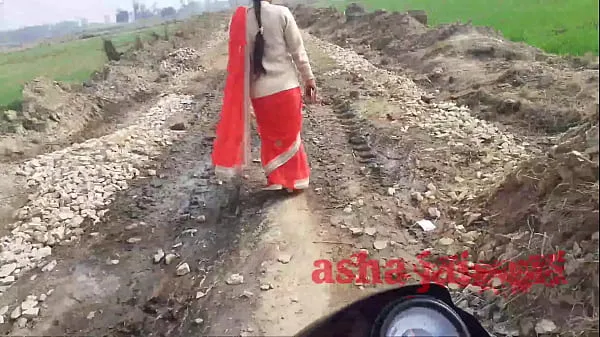 Show Desi village aunty was going alone, she was patted drive Videos