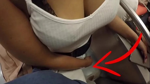 Videoları gösterin Unknown Blonde Milf with Big Tits Started Touching My Dick in Subway ! That's called Clothed Sex çalıştırın