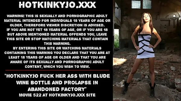 Näytä Hotkinkyjo fuck her ass with blude wine bottle and prolapse in abandoned factory ajovideota