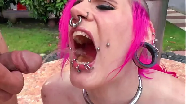 Show Strangers pissing alternative punk girl in mouth drive Videos
