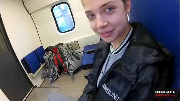 Show Real Public Blowjob in the Train | POV Oral CreamPie by MihaNika69 and MichaelFrost drive Videos
