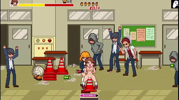 Mostrar Pelea de puntos | Una luchadora no puede resistirse a los penes de los chicos sedientos de coño y se la follan perfectamente por el coño y el culo para que la rellenen | Juego de juegos hentai | P3 vídeos de conducción