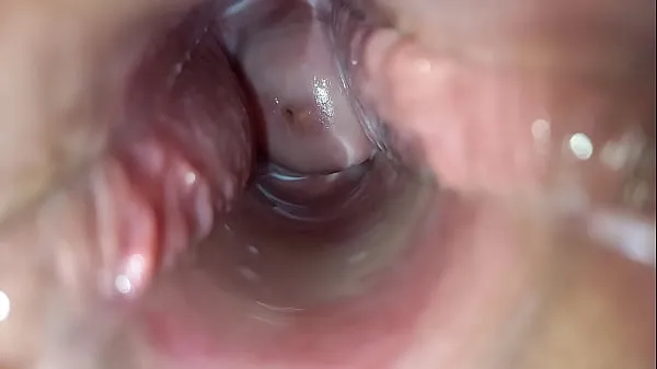 Prikaži Pulsating orgasm inside vagina videoposnetke pogona