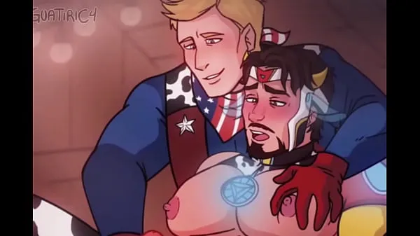 Iron man x Captain america - steve x tony gay milking masturbation cow yaoi hentai ड्राइव वीडियो दिखाएँ