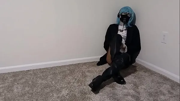 显示 Hatsune Miku, cosplay, spanking myself till I get too tired 随车视频